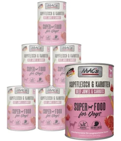 MAC's® MAC's DOG Nassfutter für Hunde, 6 x 400 g Discount
