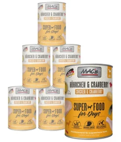 MAC's® Nassfutter Hund - MAC's DOG Nassfutter für Hunde, 6 x 400 g