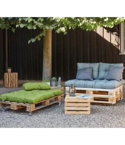 Madison Paletten-Sitzkissen Basic, ca. B120/H10/T80 cm Grau Outlet
