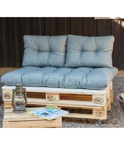 Madison Paletten-Sitzkissen Basic, ca. B120/H10/T80 cm Grau Outlet