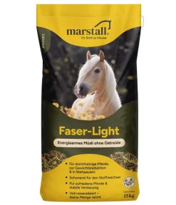 marstall® Pferdefutter & Zusatzfutter > Pferdefutter Müsli Faser-Light, 15 kg