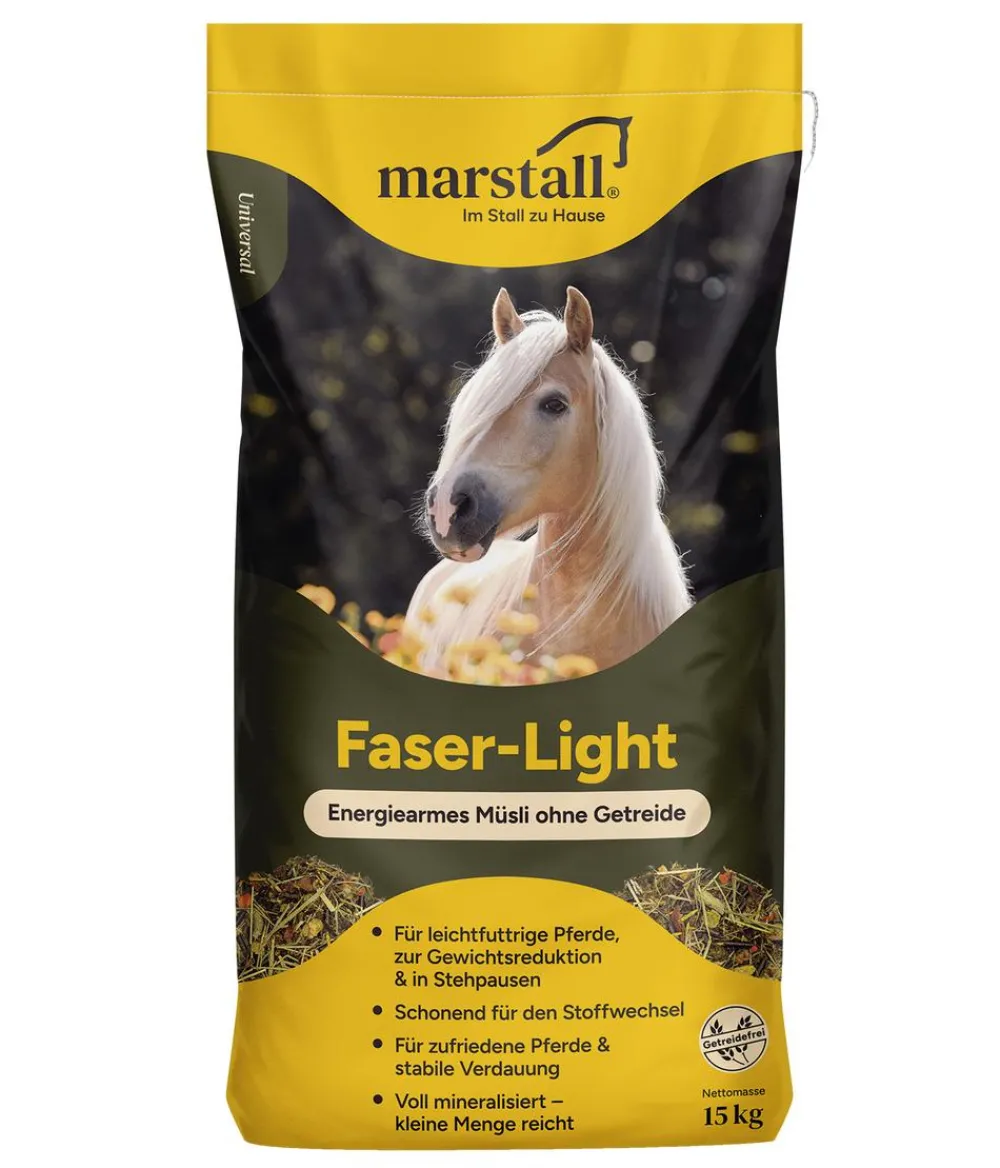 marstall® Pferdefutter & Zusatzfutter > Pferdefutter Müsli Faser-Light, 15 kg