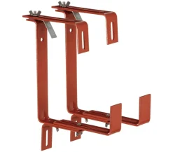 Dehner Metall-Blumenkastenhalter Profi für den Balkon, 2 Stück Orange Sale