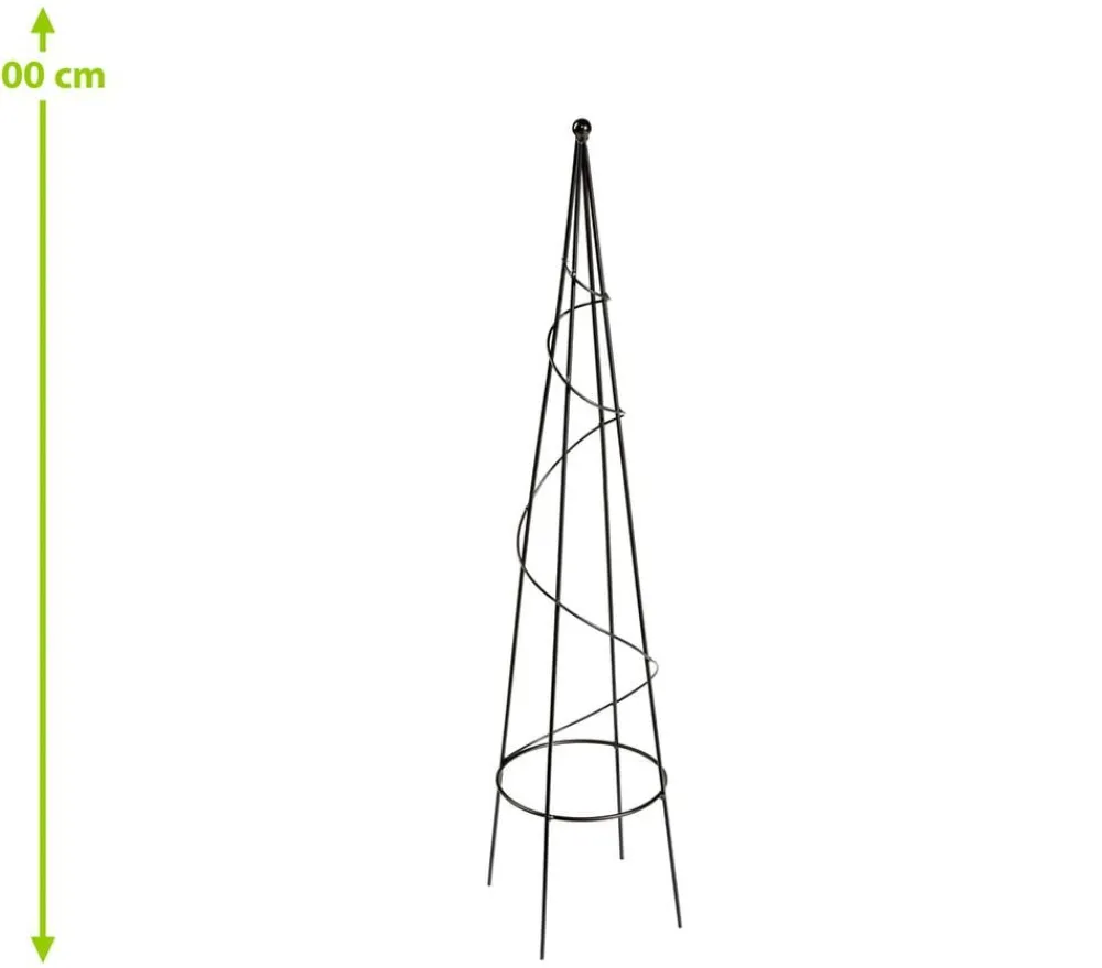 Dehner Metall-Obelisk Oxford Grau