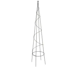 Dehner Rankgitter & Obelisken - Metall-Obelisk Oxford Grau