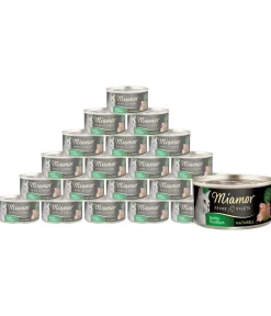 Miamor Nassfutter Katze - Nassfutter für Katzen Feine Filets naturelle, 24 x 80 g