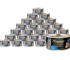 Miamor Nassfutter Katze - Nassfutter für Katzen Feine Filets naturelle, 24 x 80 g