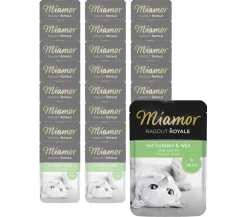 Miamor Nassfutter für Katzen Ragout Royale in Sauce, 22 x 100 g Discount