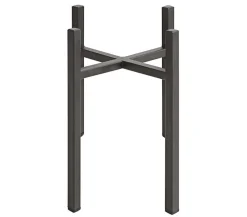 Mica decorations Blumenhocker|Blumensäulen - Mica Metall-Pflanzenständer Ascot, Schwarz