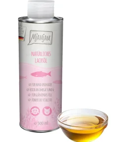 MjAMjAM® Nahrungsergänzung Für Tiere|Nahrungsergänzung Hund > Ergänzungsfutter natürliches Lachsöl, 500 ml