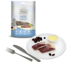 MjAMjAM® Katzenleckerlies & Getränke > Katzensnack Snackbag herzhafte Ente, Adult, 125 g