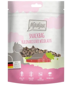 MjAMjAM® Katzensnack Snackbag kulinarischer Wildlachs, Adult, 125 g New