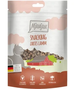 MjAMjAM® Katzenleckerlies & Getränke - Katzensnack Snackbag zartes Lamm, Adult, 125 g