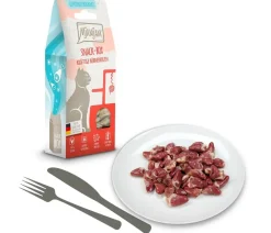MjAMjAM® Katzenleckerlies & Getränke - Katzensnack Snackbox kräftige Hühnerherzen, Adult, 35 g