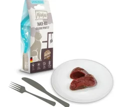 MjAMjAM® Katzenleckerlies & Getränke - Katzensnack Snackbox köstliches Pferdefilet, Adult, 40 g