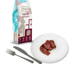 MjAMjAM® Katzenleckerlies & Getränke - Katzensnack Snackbox herzhaftes Wildfilet, Adult, 35 g