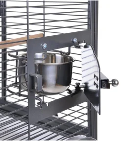 Montana Vogelvoliere Madeira Double, Antik, ca. B165/H155/T54 cm Dunkelgrau