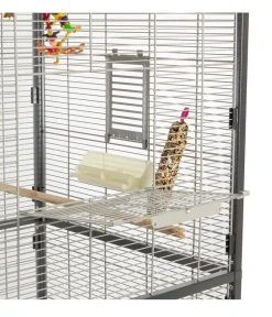 Montana Vogelvoliere Paradiso 150 Dunkelgrau New
