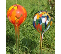 MP Glaszauber Gartenkugeln & Glas Deko - Glas-Wasserspender Oase, ca. Ø10/H40 cm
