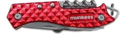 munkees® Mehr Transport & Unterwegs - Edelstahl-Taschenmesser Metall, ca. B9,5/H1,9/T2,6 cm