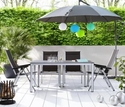 MWH Balkonmöbel Aluminium|Gartenstühle Aluminium - Klappsessel Elements