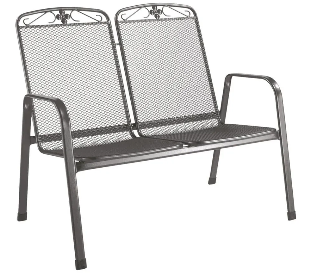 MWH 2-Sitzer Gartenbänke|Gartenbänke Metall > Metall-Bank Savoy, 2-Sitzer