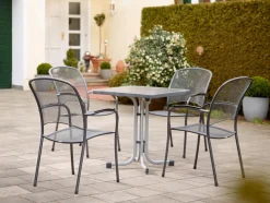 MWH Gartenstühle Metall|Stapelstühle > Metall-Stapelsessel Carlo
