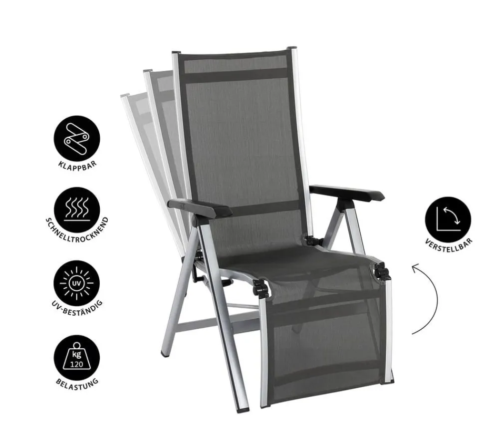 MWH Relaxstühle|Gartenstühle Aluminium > Relaxsessel Elements,