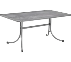 MWH Streckmetalltisch, eisen, ca. B160/H74/T90 cm Grau Clearance