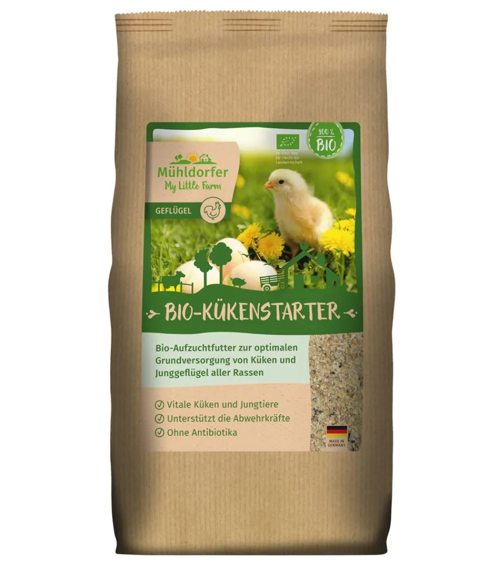 My Little Farm by Mühldorfer Bauernhof Zubehör|Hühnerfutter - My Little Farm Aufzuchtfutter Bio Kükenstarter
