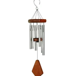 Nature´s Melody Windspiele & Gartenstecker - NATURE'S MELODY Klangspiel Premium, 11,9 x 10,4 x 51 cm Silber