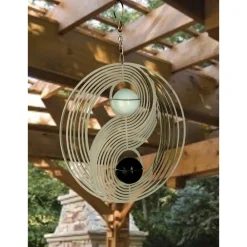Nature´s Melody Windspiele & Gartenstecker > NATURE'S MELODY Windspiel Cosmo Yin Yang, 20,5 x 4,5 x 29 cm, //