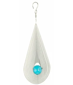 Nature´s Melody Windspiele & Gartenstecker - NATURE'S MELODY Windspiel Cosmo Träne, 13 x 4,5 x 33,5 cm, /blau