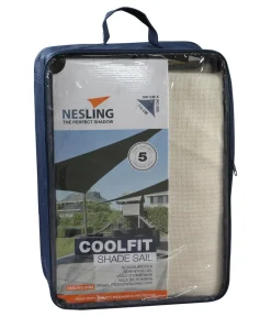 Nesling Sonnensegel Coolfit, dreieckig, ca. B500/T710 cm Creme New