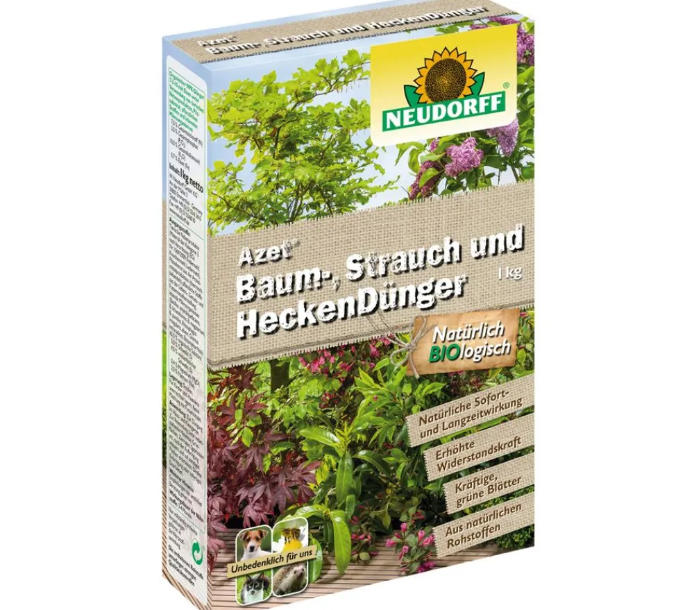 Neudorff Spezialdünger > Azet® Baum-, Strauch- und HeckenDünger, 1 kg