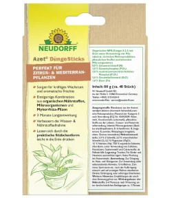 Neudorff Azet® Düngesticks für Zitrus- & Mediterranpflanzen, 40 Stk. Discount
