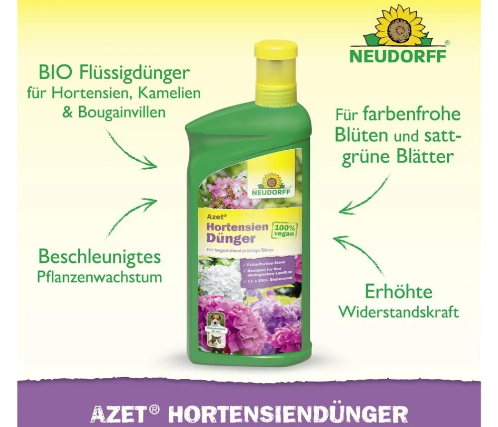 Neudorff Azet® Hortensiendünger, flüssig, 1 l Best