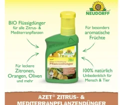 Neudorff Obst- & Gemüsedünger - Azet® Zitrus- & Mediterran Pflanzendünger, flüssig, 250 ml