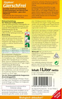 Neudorff Unkrautvernichter - Finalsan® GierschFrei, 1 l
