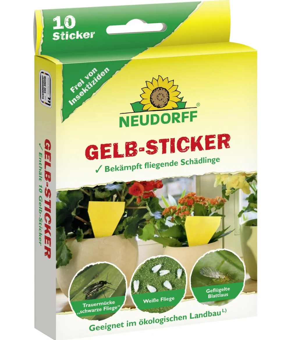 Neudorff Schädlingsbekämpfungsmittel|Insektenschutz & Fallen > Gelb-Sticker zur Schädlingsbekämpfung, 10 Stück