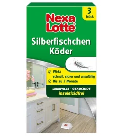 Nexa Lotte® Schädlingsbekämpfungsmittel|Insektenschutz & Fallen > Silberfischchen Köder, 3 Stück