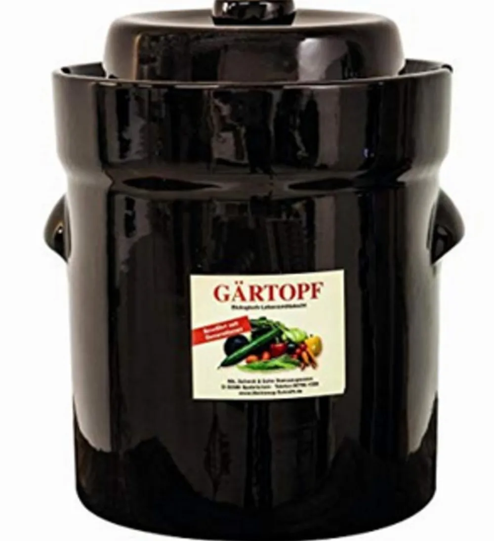 Nik. Schmitt Saft- & Weinherstellung > Ton-Gärtopf, glasiert