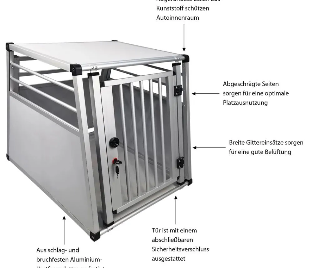Nobby® Nobby Aluminium-Autotransportbox New Design, Silber Hot