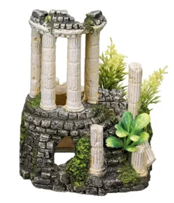 Nobby® Deko - Nobby Aquariumdeko Antike Säulen mit Pflanzen, ca. B11,2/H14/T10 cm