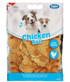 Nobby® Nobby Classic Hundesnack Chicken Roll, 250 g Hot