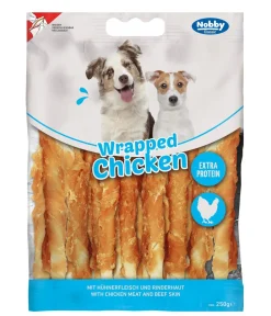 Nobby® Nobby Classic Hundesnack Wrapped Chicken, 250 g Clearance