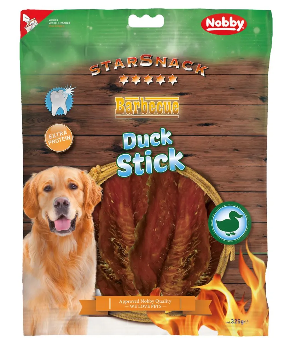 Nobby® Nobby Hundesnack StarSnack Barbecue Duck Stick, 375 g Outlet