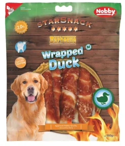 Nobby® Nobby Hundesnack StarSnack Barbecue Wrapped Duck, M, 500 g Sale