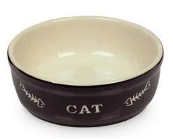 Nobby® Nobby Keramikschale Cat, ca. Ø13,5 cm, 250 ml Schwarz
