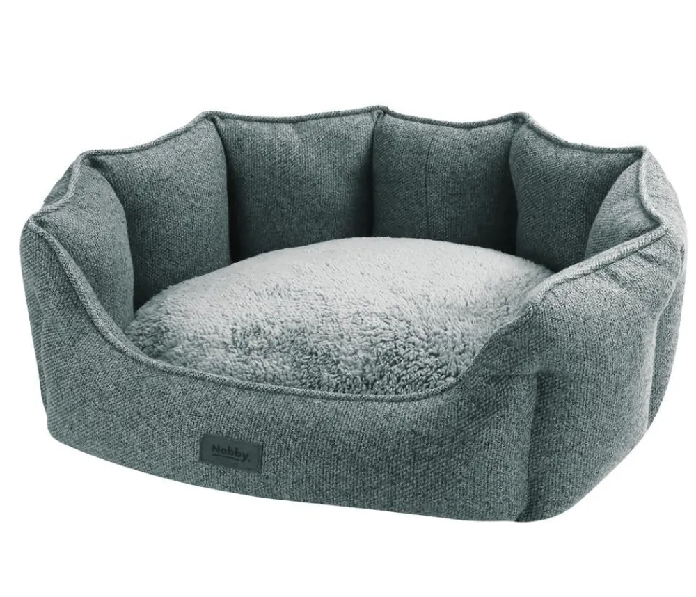 Nobby® Hundebetten & Körbe|Katzenbetten & Katzenkissen - Nobby Komfortbett Anda, oval, Grau